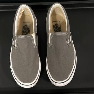 Vans Classic Gray Slip-On Shoes